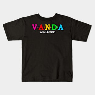 Vanda - Wish, Desire. Kids T-Shirt